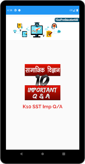 10th class sst in hindi important Q & A Screenshot 1