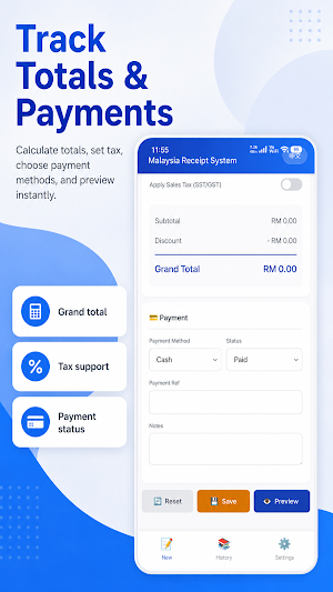 Pretties Receipt System Screenshot 1