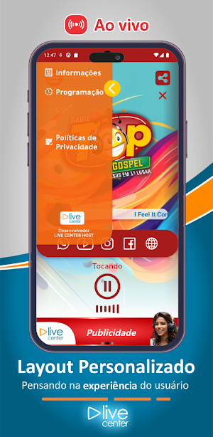 Rádio Toper Gospel Screenshot 2
