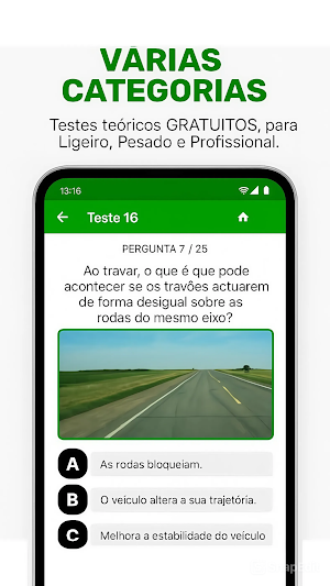 Exame de Condução - Teórico MZ Screenshot 0