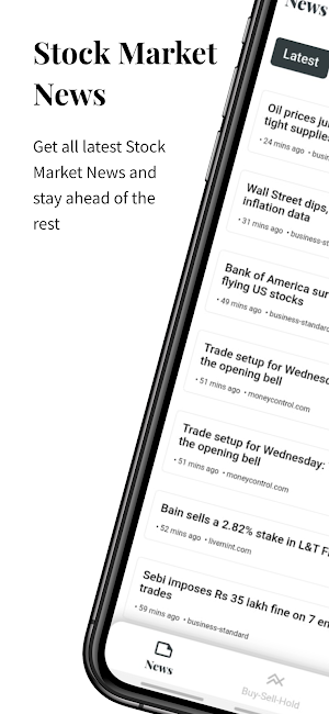 Stock Market News Screenshot 0
