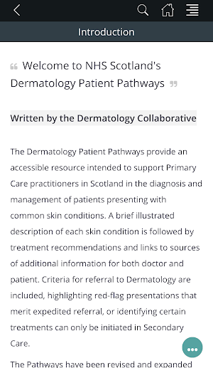 Dermatology Patient Pathways Screenshot 2
