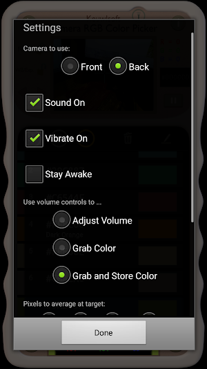 Camera RGB Color Picker Screenshot 3
