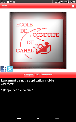 Ecole de Conduite du Canal Screenshot 1