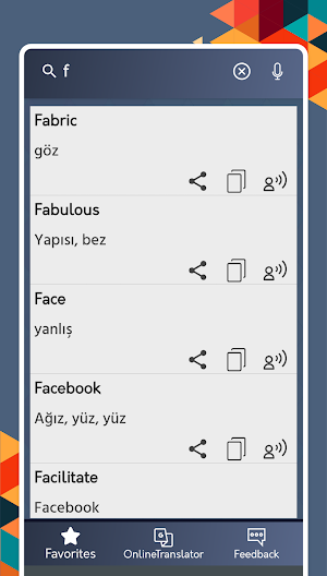 English To Turkish Translator & Dictionary Screenshot 1