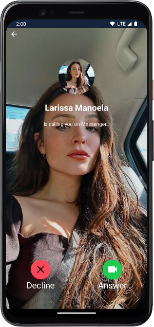 Larissa Manoela Chamada Falsa Screenshot 0