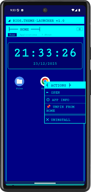 ASCII Terminal Launcher Screenshot 1
