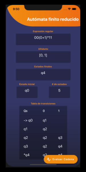 Autómatas y Expresiones Regulares | 2020 Screenshot 1