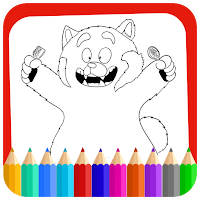 Turning Red coloring book