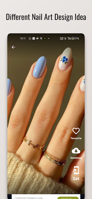Subtle Spark Nail Art Design Screenshot 0