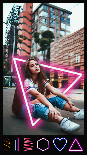 3D Neon Effect - Neon Photo Editor Screenshot 2