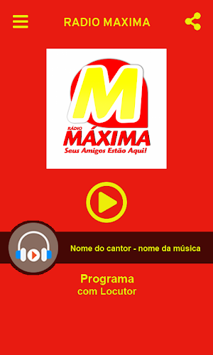 Rádio Máxima Screenshot 1