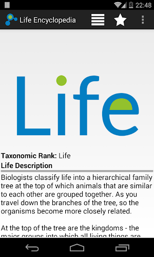 Life Encyclopedia Screenshot 0