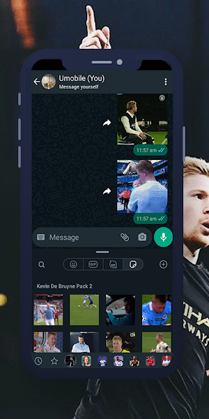 De Bruyne Animated WAStickers Screenshot 2