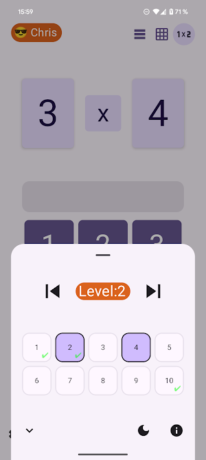 Multiplikation Screenshot 2