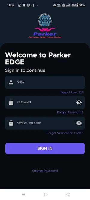 Parker EDGE Screenshot 1