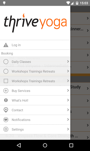 Thrive Yoga Screenshot 1