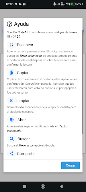 Escáner QR y Código de Barras Screenshot 2
