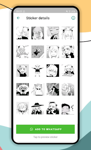 Stickers for Spy x Anime fans Screenshot 3