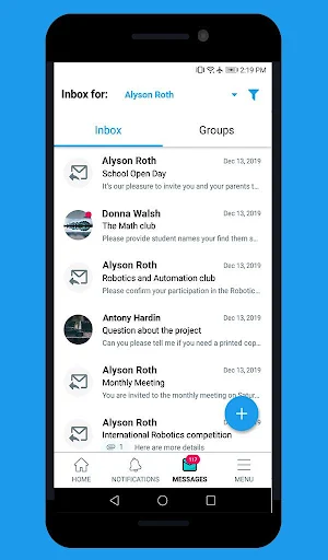 eSchool Connect Screenshot 1