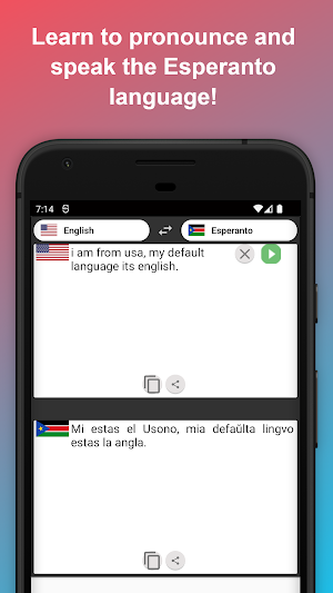 English to Esperanto Translato Screenshot 1