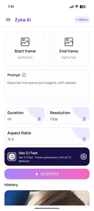 Zyka AI Screenshot 0