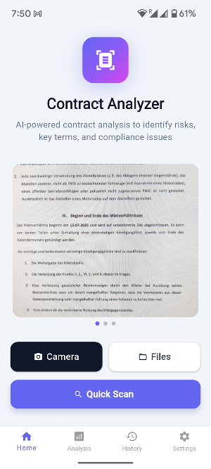 Contract Analysis Screenshot 1