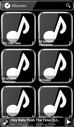 SKIN PLAYERPRO ELEGANT GLASS Screenshot 1