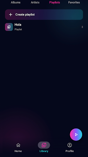 Music player Screenshot 2