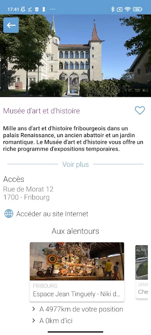 Fribourg City Card Screenshot 2