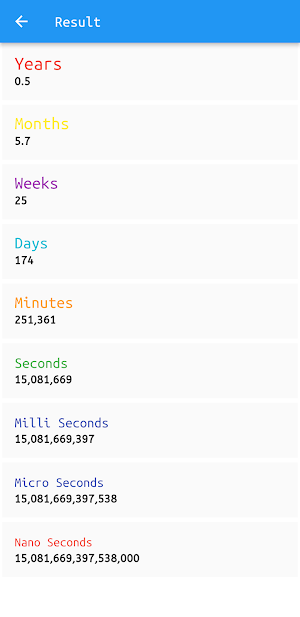 Date Calculator Screenshot 1