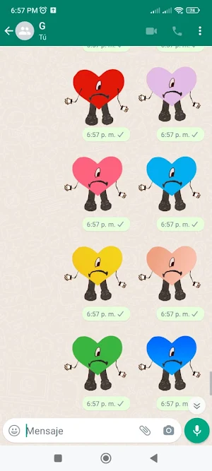 Stickers bad bunny un verano Screenshot 0