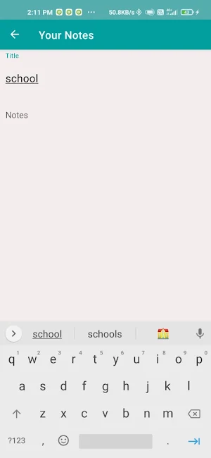Your Notes Screenshot 2