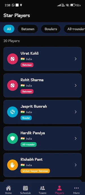 SmartCric Live Cricket FREE Screenshot 2