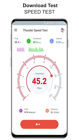 Thunder Speed Test - Internet Speed Meter Screenshot 2