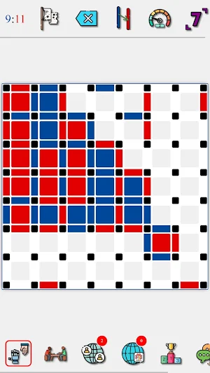 Dots and boxes Screenshot 2