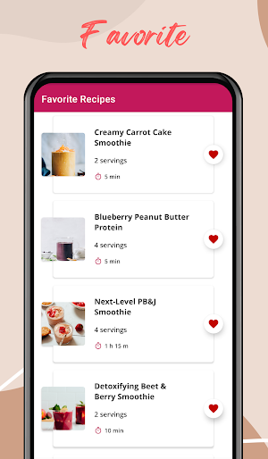 Delicious Smoothie Recipes Screenshot 3