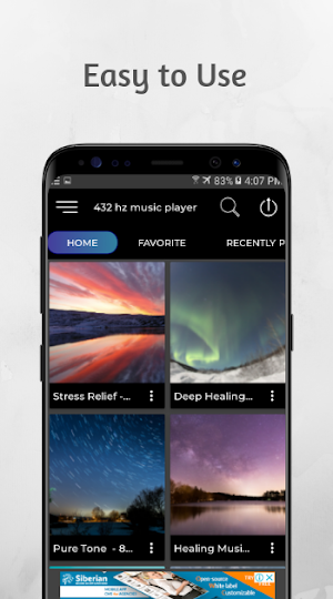 Audio 432 hertz Frequency Screenshot 1