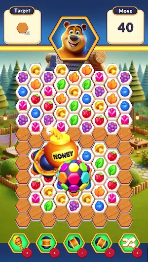 Hexa Match - Honey Town Screenshot 2