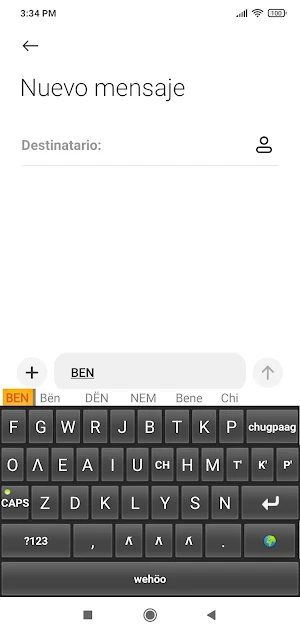 Teclado WounMeu Screenshot 3