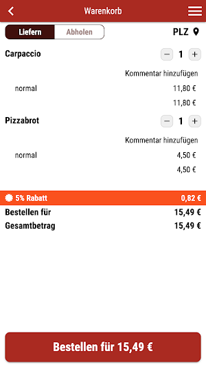 Pizzeria Re Castello Screenshot 1