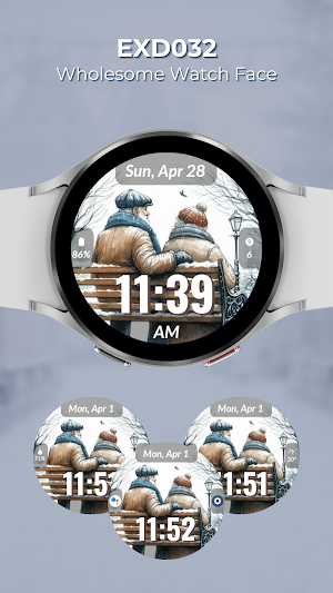 EXD032: Wholesome Watch Face Screenshot 0