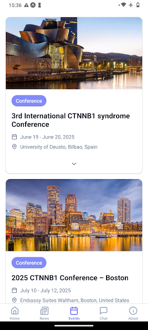 CTNNB1 Syndrome Network Screenshot 2
