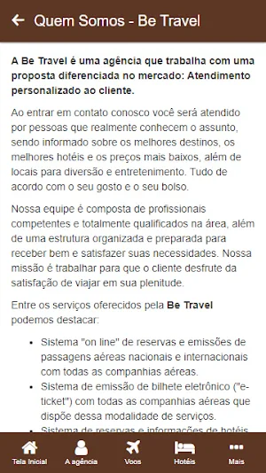 Be Travel Screenshot 1