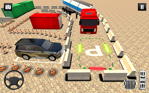 Truck Parking Game: Prado Parking Simulator Screenshot 0