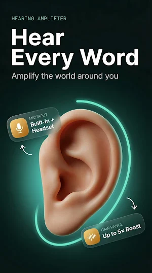 Hearing Amplifier: Sound Boost Screenshot 0