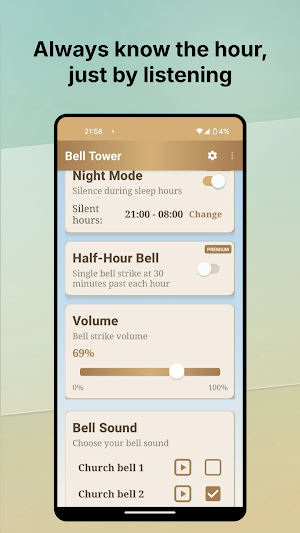 Bell Tower - Hourly Alarm Screenshot 3