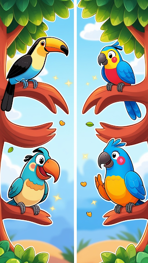 Bird Color Sort Puzzle Game IQ Screenshot 3
