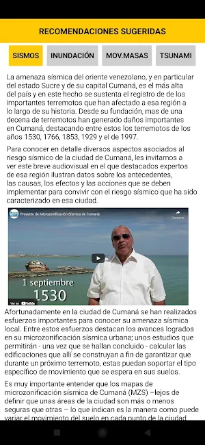 APPMENAZAS Cumaná Screenshot 3