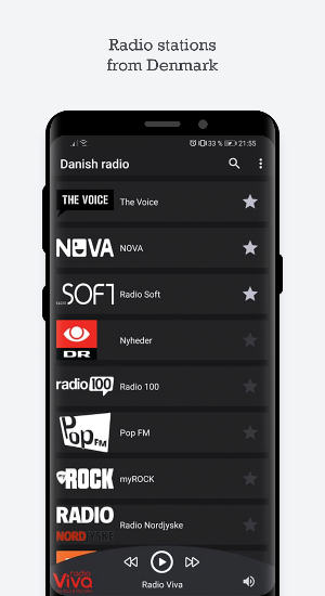 Danish radio stations - Radio Danmark Screenshot 0